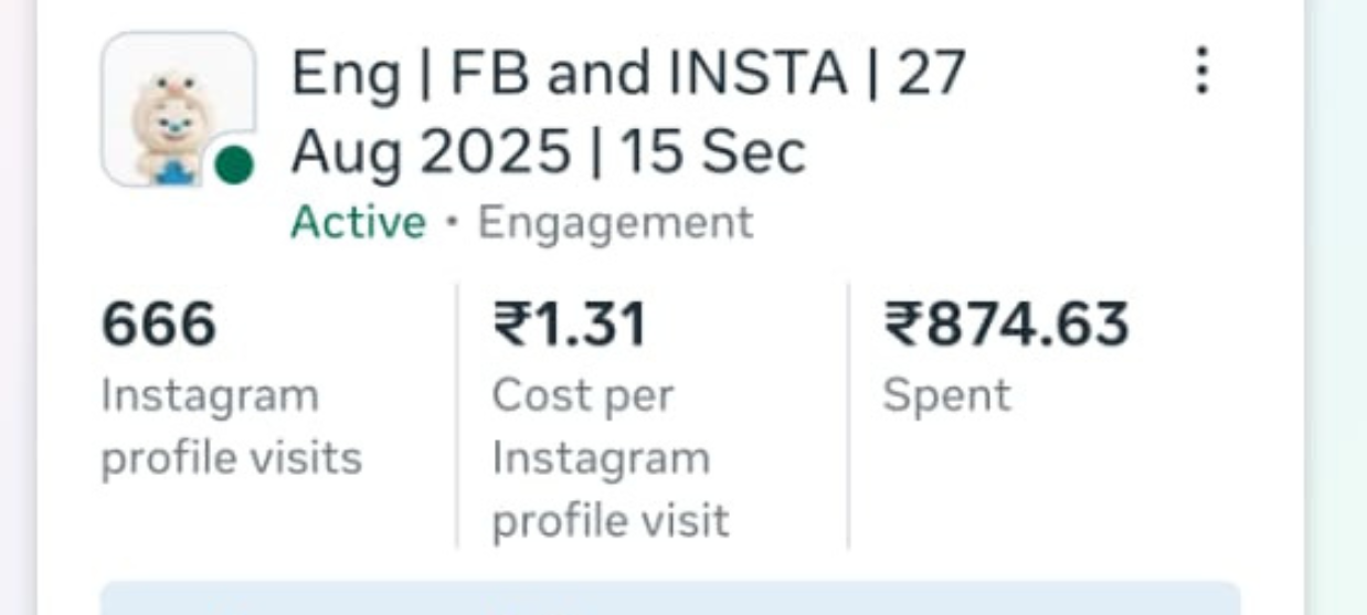 Eng | FB and INSTA | 15 Sec