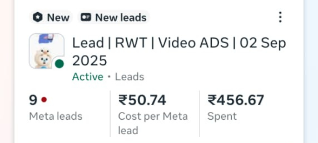 Lead | RWT | Video ADS