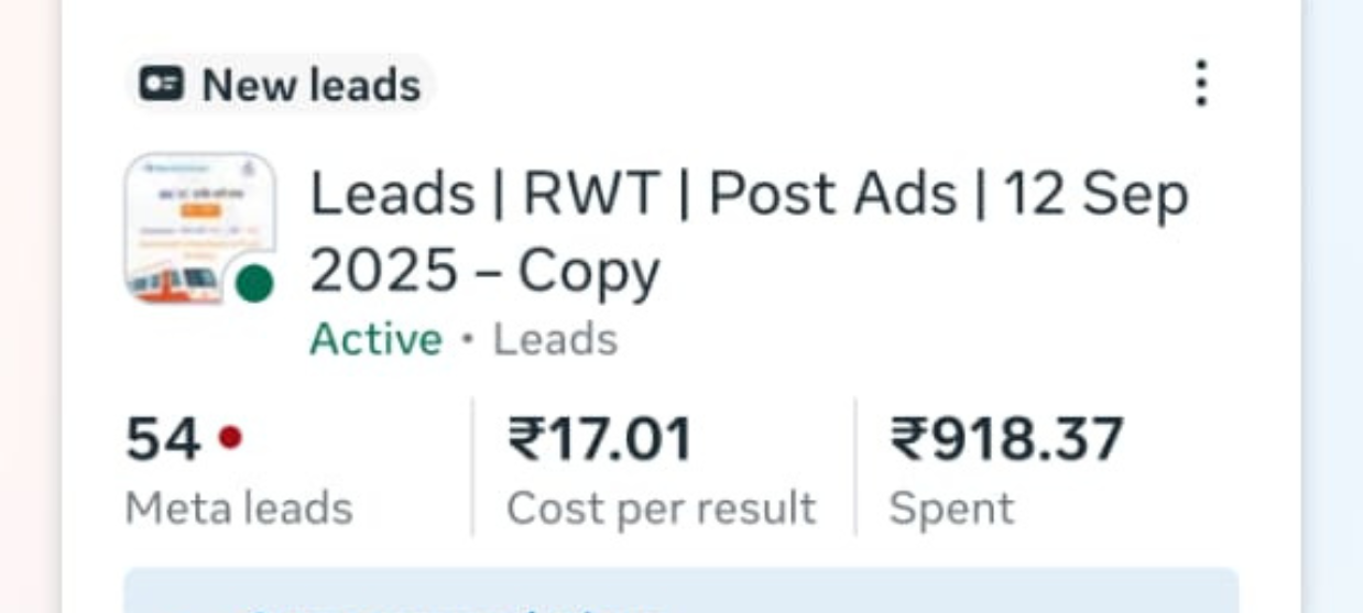 Leads | RWT | Post Ads